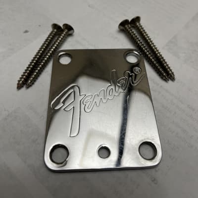 Fender USA Custom Shop '56 Relic Strat NECK PLATE Chrome