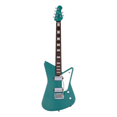 Sterling by Music Man Mariposa Electric Guitar - Dorado Green image 2