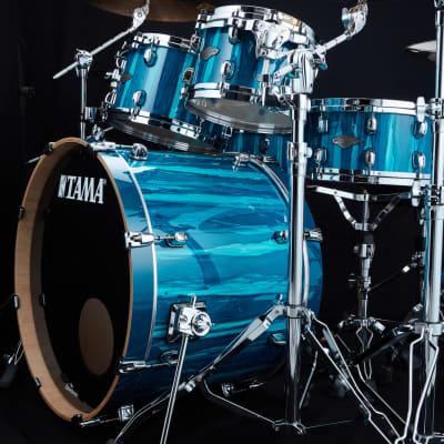Tama MBS52RZS-SKA  Starclassic Performer Shell Kit 5 pcs - Sky Blue Aurora/Chrome HW image 5