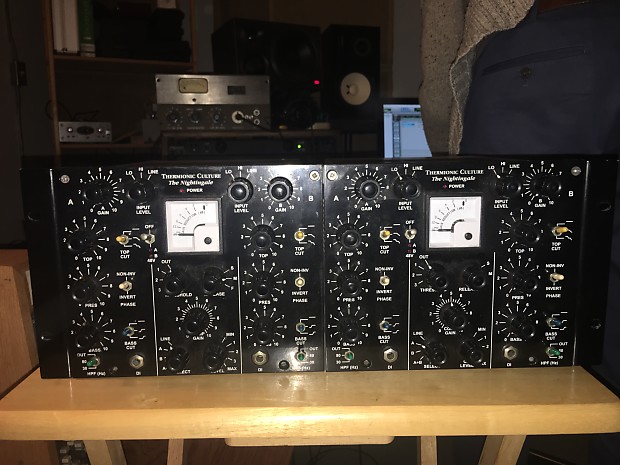 Thermionic Culture Nightingale Dual-Channel Mic Pre / EQ with Mono Compressor Pair image 1