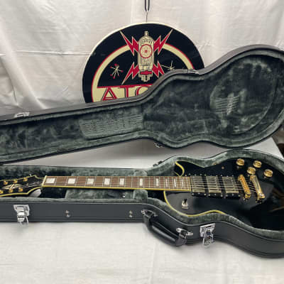 Epiphone Les Paul Custom "Black Beauty" 3-pickup Guitar with Case - factory 2nd 2005 - Ebony / Black image 1