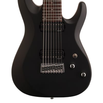 Schecter C8 Deluxe Electric Guitar Satin Black image 3
