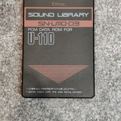 Roland U-110 Sound Library Card - SN-U110-03 - Ethnic PCM Card