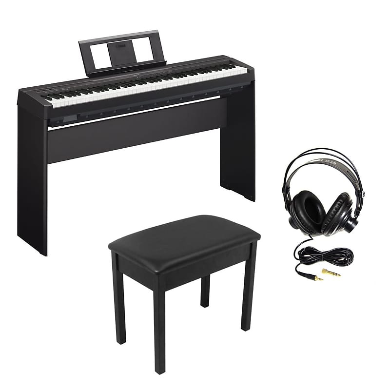 Yamaha P45B 88-key Digital Piano Complete Home Bundle | Reverb