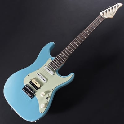 Suhr Guitars JE-Line Standard Alder with Asatobucker (Daphne Blue/Rosewood)#71948 image 2