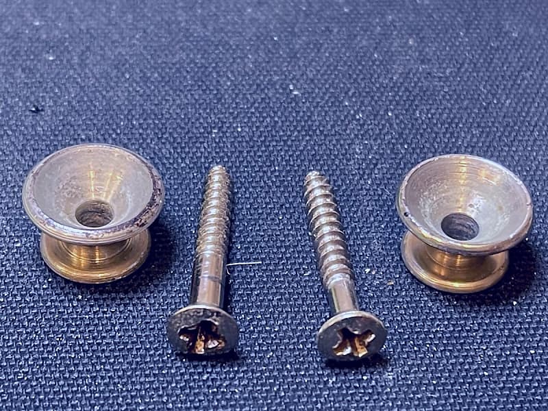 1962 Fender Stratocaster Strap Buttons + screws Reverb Australia