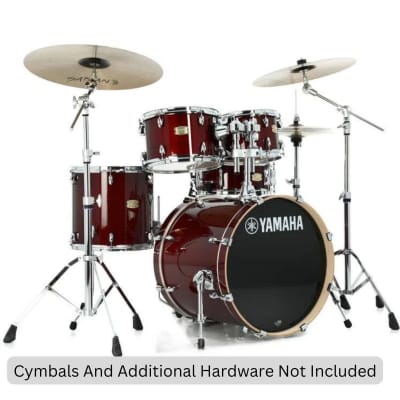 Stage Custom Birch, 5 Piece Shell Kit with 20" Bass Drum Cranberry Red