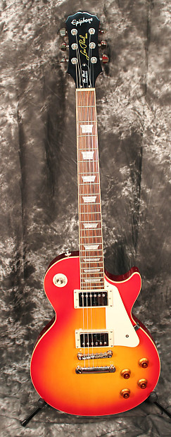 ギター Epiphone Les Paul Standard CS 2010S Epiphone Les Paul Standard Cherry Sunburst Electric Guitar