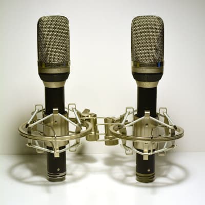 Vintage Neumann M582 Tube Condenser Microphone Pair with M71, M58, M94 & M70 capsules (like CMV563) image 2