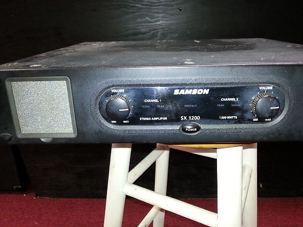 Samson SX 1200 Power Amp 2 x 450w works Great!!! | Reverb