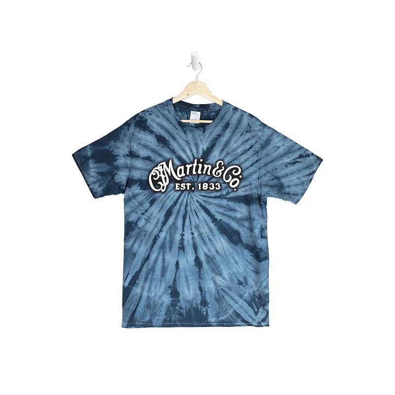 Martin #18CM0168XL - Tie Dye T-Shirt, Blue, XLarge | Reverb Canada