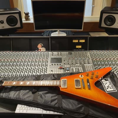ESP Edwards Custom Flying V Artist Owned by FAMOUS guitarist, metal producer Andy Sneap! image 1