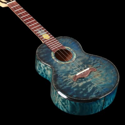 custom curly maple tenor concert ukulele with bag 2021 image 3