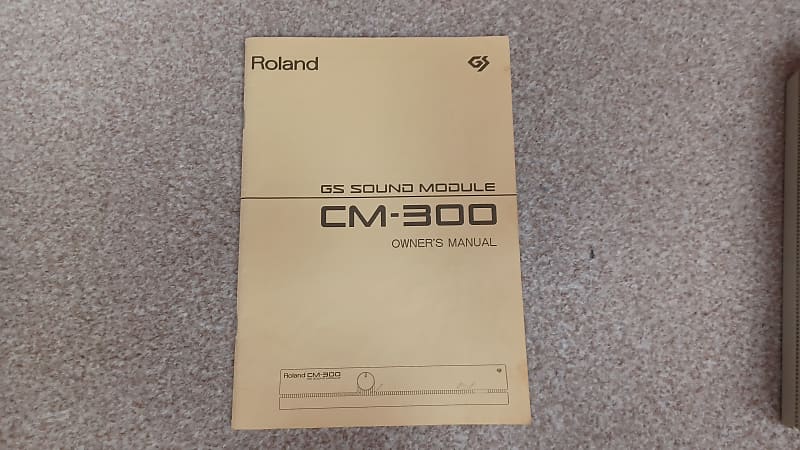 音源モジュール Roland CM-300 GS SOUND MODULE Roland CM-300 GS MIDI sound module generator 1991 gaming