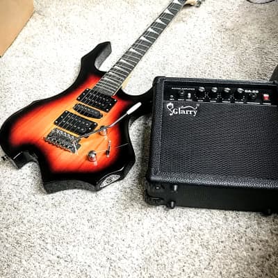 Wasburn RX-25 Guitar, 2010. Sunburst. 3 Pu's, Licensed Floyd Rose