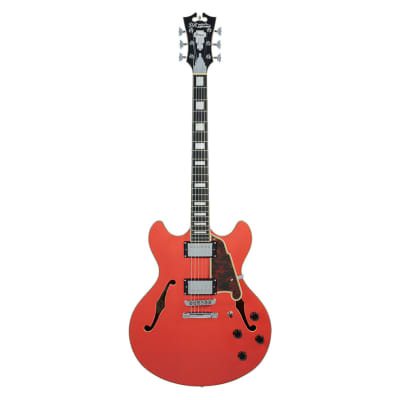 D'Angelico Premier DC w/ Stop-Bar Tailpiece - Fiesta Red image 3