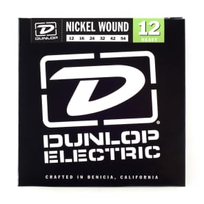 Dunlop DEN1254 Nickel-Plated Steel Electric Guitar Strings - Heavy (12-54)
