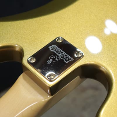Markbass MB JP Gold 4 GD PF 4-String Gold Finish Electric Bass w/Bag #BA500050 image 15