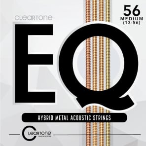 Cleartone 7813 EQ Hybrid Metal Acoustic Guitar Strings - Medium (13-56)