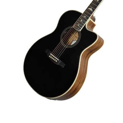 [PREORDER] PRS SE A20 Angelus Acoustic Guitar w/Black Top & Bag, Satin Black image 5