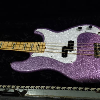Fender Limited Edition Adam Clayton (U2) Precision Bass - Purple Sparkle image 2