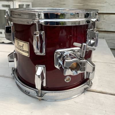 Pearl Professional DLX tom 10x8” 1983 - Wine red image 3