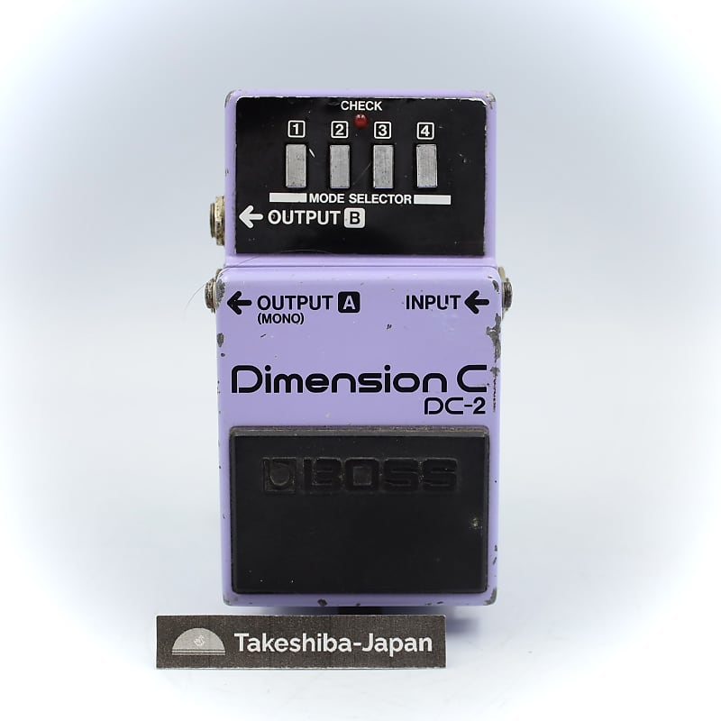 Boss DC-2 Dimension C 1987 Made in Japan Vintage Chorus Guitar Effect Pedal  774500