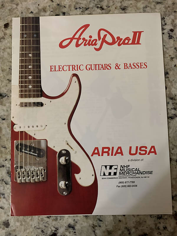 Aria Pro Ii Bass & Guitar Catalog Reverb