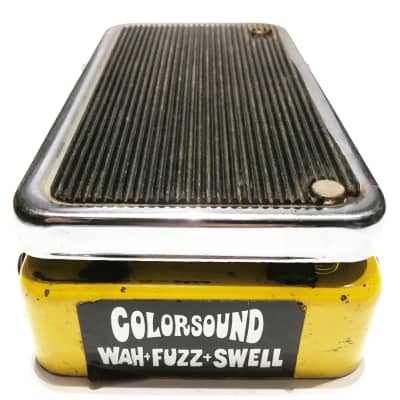 Vintage Colorsound Wah Fuzz Swell Original 1973 Sola Sound Guitar Pedal image 1