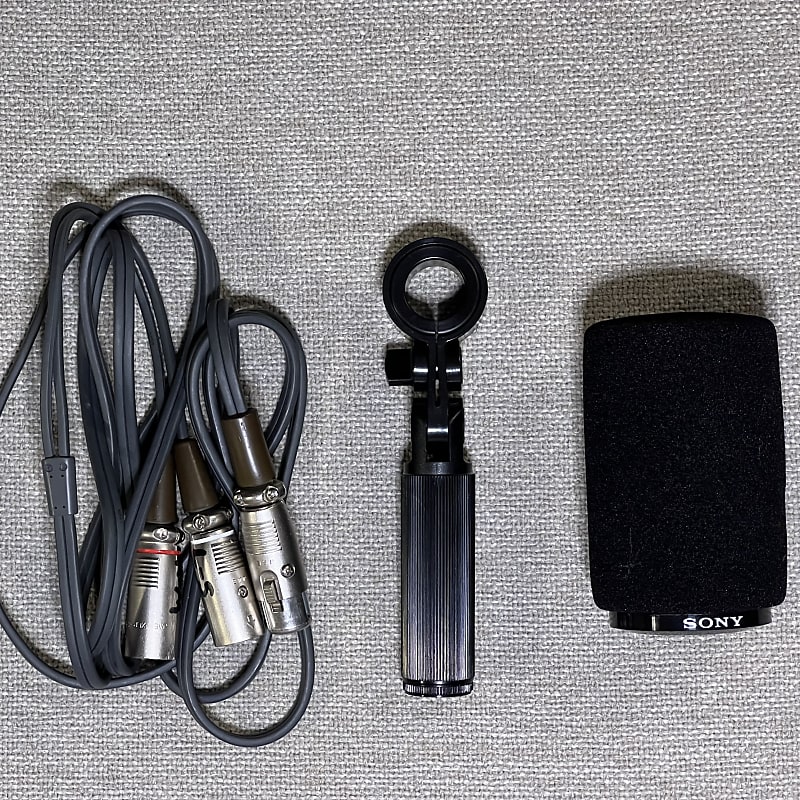 SONY ECM-989 コンデンサーマイク SONY エレクトレット コンデンサー ステレオ マイクロホン ECM