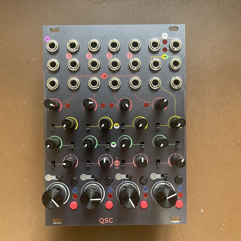 Frap Tools QSC Eurorack Stereo VCA Mixer Reverb UK