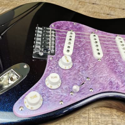 MyDream Partcaster Custom Built - Blue-Purple Cameleon image 1