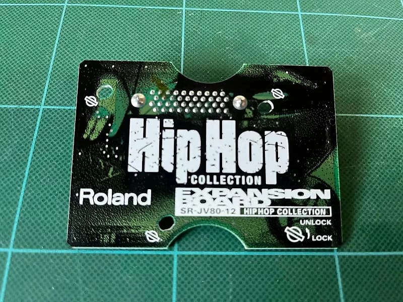 Roland SR-JV80-12 Hip Hop Expansion Board 1990s - Green image 1