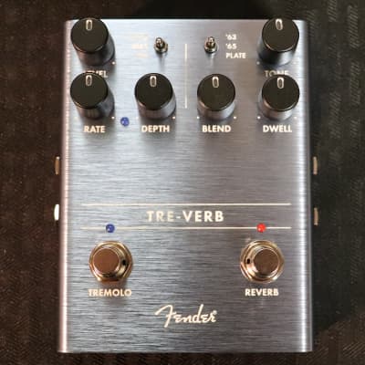Fender Tre-Verb Tremolo/Reverb Blue image 1
