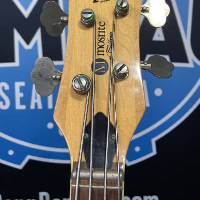 Mosrite Tom Hamilton's Aerosmith, Ventures Model Bass (#66) 1966 - Cream image 10