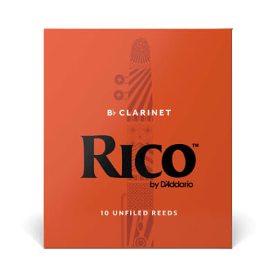 D'Addario Rico RCA1030 Bb Clarinet Reed 10-Pack, Strength 3.0 image 3