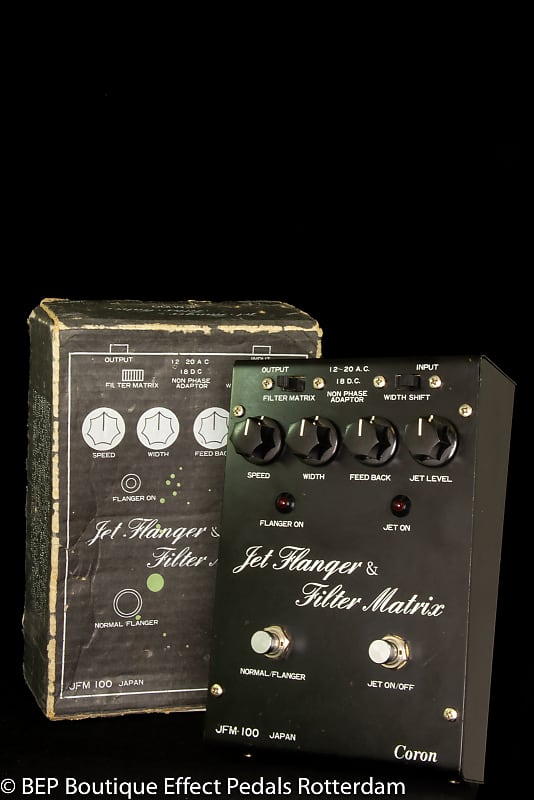 Coron JFM-100 Jet Flanger & Filter Matrix 1981 Japan with SAD1024 Reticon  BBD