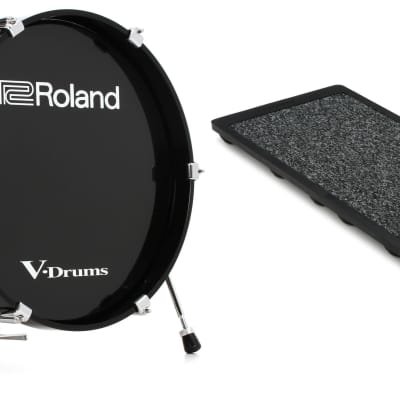 Roland KD-180 V-Drum 18 inch Acoustic Electronic Bass Drum  Bundle with Roland NE-10 Noise Eater Isolation Pad image 1