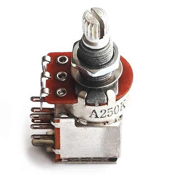 Alpha Guitar Pots PushPull Potentiometer A250K Reverb