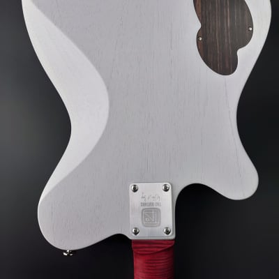 Tao Guitars T-Bucket "Cedar Beach" Grey/Red, Mastery Vibrato & Bridge 2020/NEW (Authorized Dealer) image 8