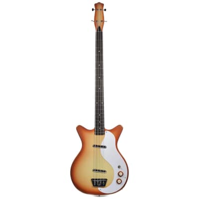 Danelectro 59DC Long Scale Bass Guitar Copperburst image 2