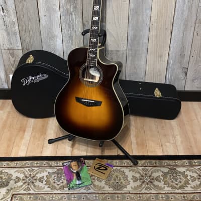 D'Angelico Excel Gramercy  Acoustic/Electric Vintage Sunburst Hard Shell Case Included plus Extras ! image 18