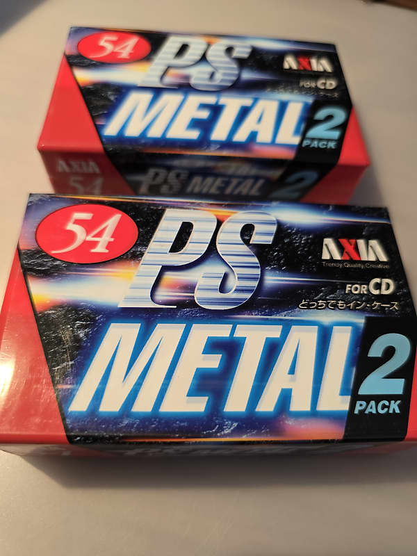 AXIA PS Metal 54 for CD cassette tape 1996 - Sealed, NOS image 1