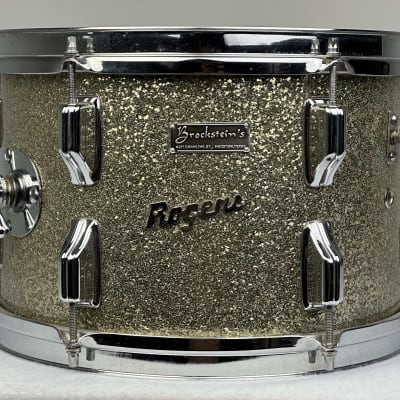 Rogers 22/20/12/13/16/5x14" VIDEO 60's Holiday Drum Set - Silver Sparkle Brockstein's Music image 17
