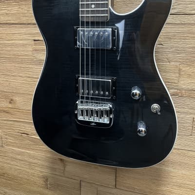 G&L Tribute Series ASAT Deluxe Carved Top Guitar * B- stock- Blem* w/Rosewood Fretboard - Trans Black image 7