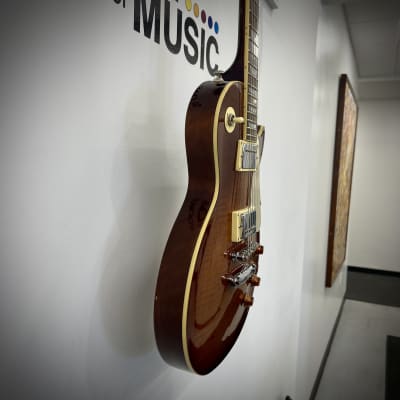 USED 2005 Epiphone Les Paul Standard Plus Top - Desert Burst image 4