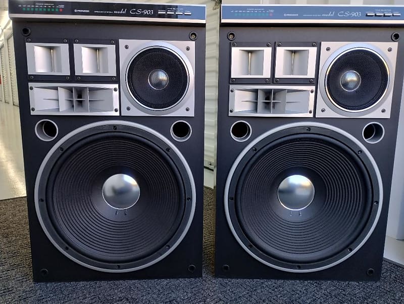 Pioneer CS903 speakers in very good condition - 1980&#039;s  			