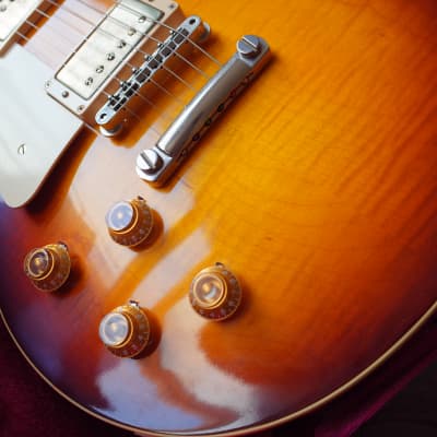 Gibson Custom Shop Standard Historic Les Paul '58  Faded Tobacco VOS Lefthand (Very light!) image 4