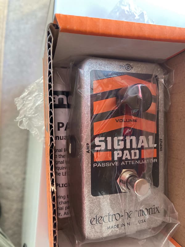 ElectroHarmonix Signal Pad Passive Attenuator Pedal Reverb UK