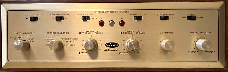 Scott  299A  Integrated Amplifier  			